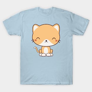 Kawaii Cute Kitten Cat T-Shirt